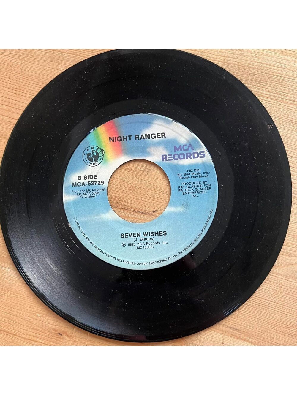 Night Ranger - Seven Wishes/Goodbye 45rpm VG+ R12